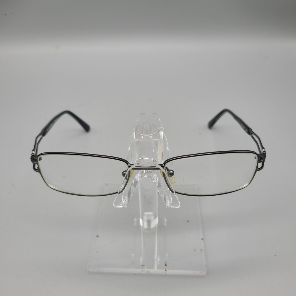 Emporio Armani Ea 9371 Chl Gunmetal Grey Rectangular Eyeglasses Frames Italy 135 View 3